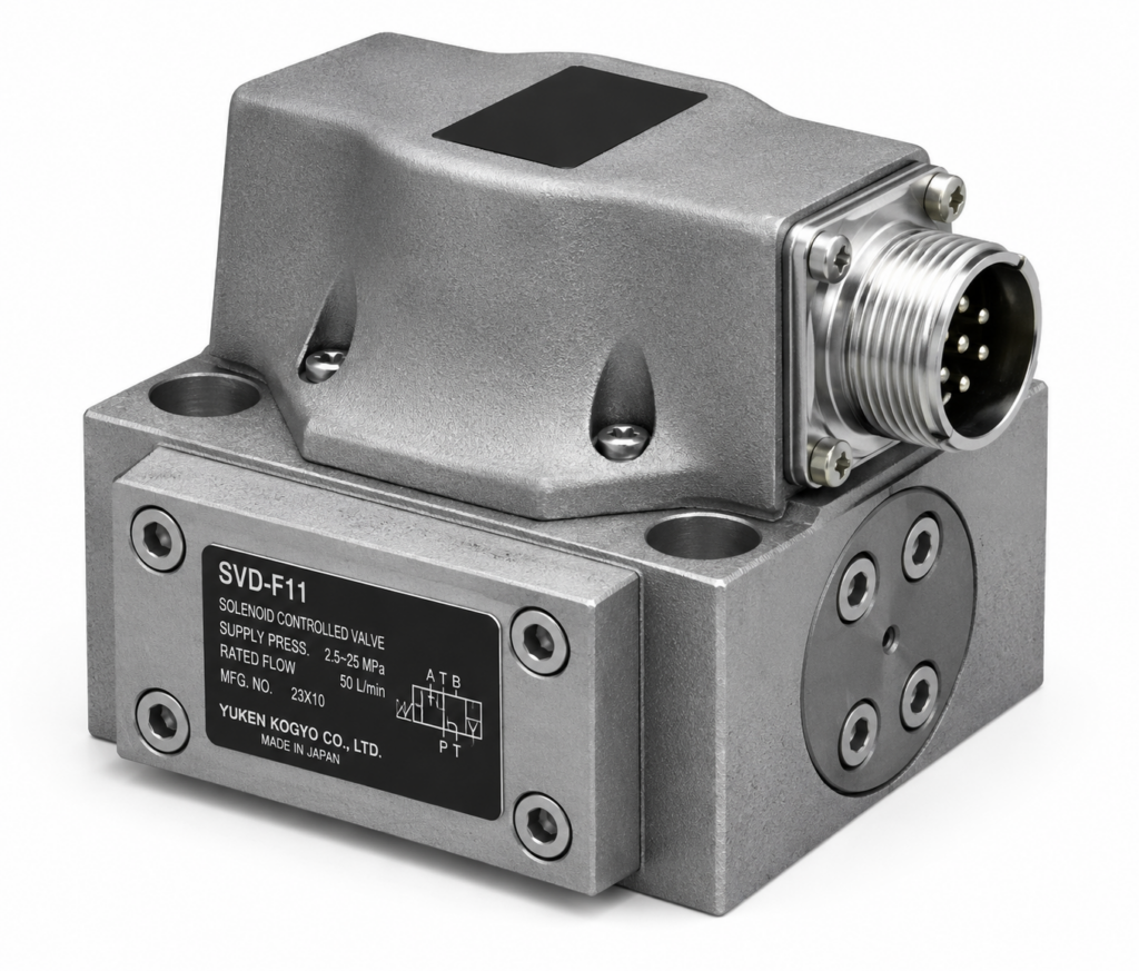 [YUKEN] — SVD-F11 Electro-Hydraulic Two-Stage Servo Valve