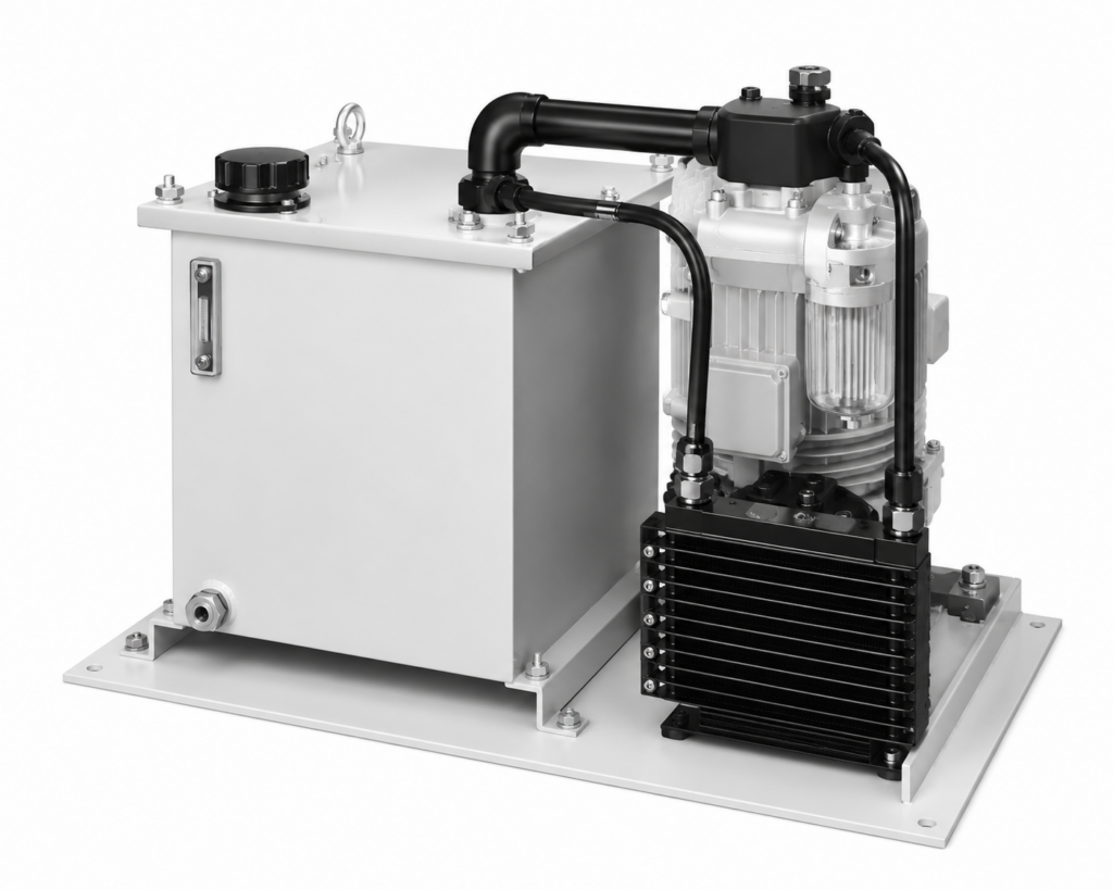 [YUKEN] — YP Pack Low-Noise Compact Standard Hydraulic Power Unit (YP10/16/22/37, 0.75-5.5 kW, 10-30 L)