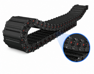 [CP SYSTEM] — Shift Chain ST044ERS Enclosed Roller Skid Type Cable Carrier (Pitch 44, Inside Width 35-100mm, BR R70-R150)