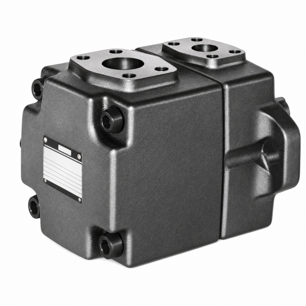 [Yuken] — PV2R12 Series Double Vane Pump (dual circuit, 21 MPa)