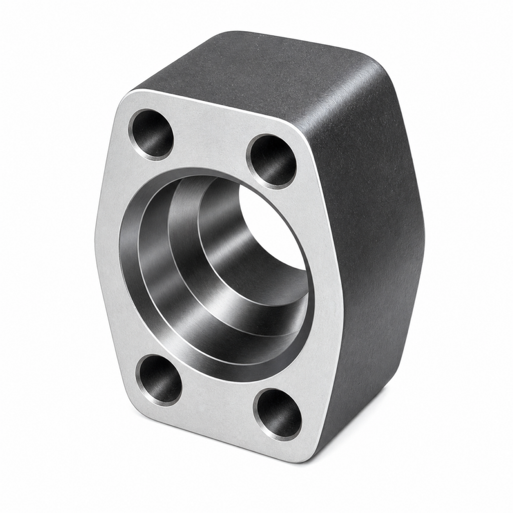 [Yuken] — F5 Port Flange Kit (for vane & piston pumps)