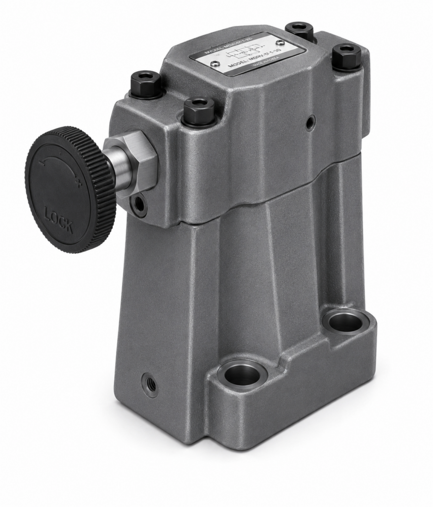 [Yuken] — Low Noise Pilot Operated Relief Valve (S-BG-03/06/10)