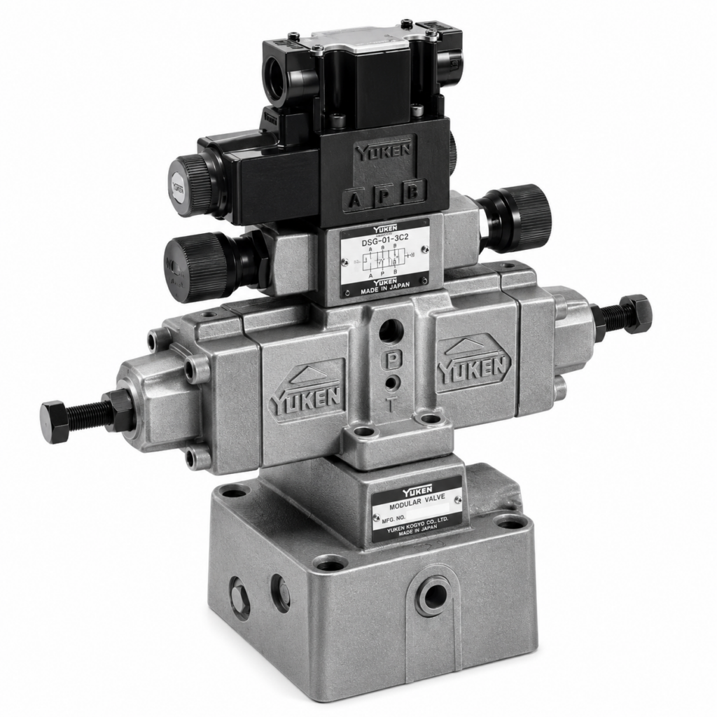 [Yuken] — Pilot Operated Flow Control Valve (FHG)
