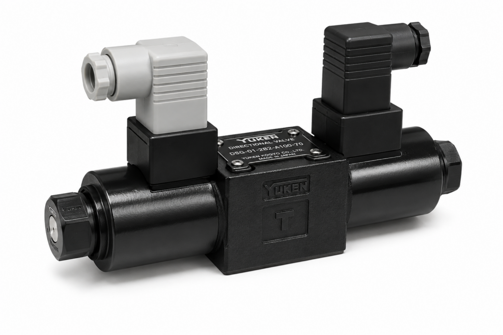 Yuken — E-DSG-03 Low-Wattage (5W) Solenoid Operated Directional Valve