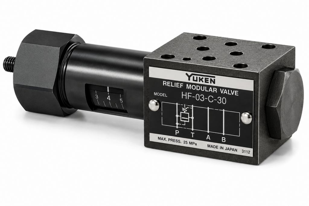 Yuken — 005 Series Relief Modular Valve (Sandwich Type)