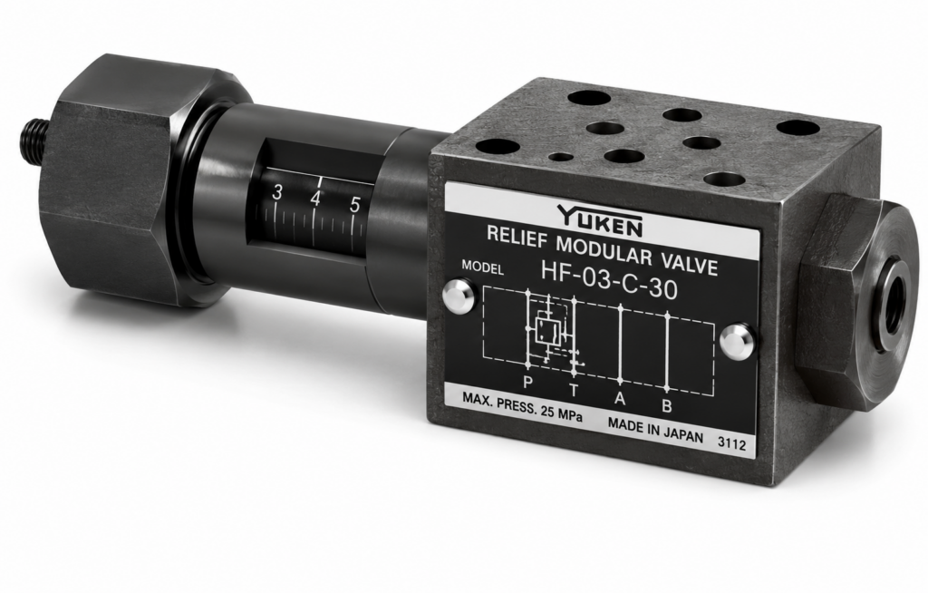 Yuken — 005 Series Reducing Modular Valve (Sandwich Type)