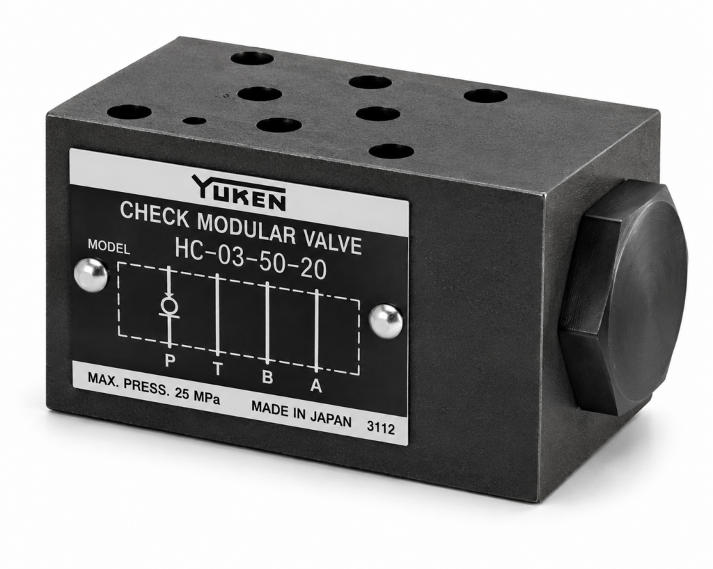 Yuken — 005 Series Check Modular Valve (Sandwich Type)