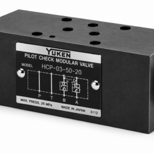 Yuken — 005 Series Pilot Operated Check Modular Valve (Sandwich Type)