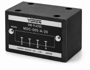 Yuken — 005 Series Modular End Plate (Blocking / Bypass)