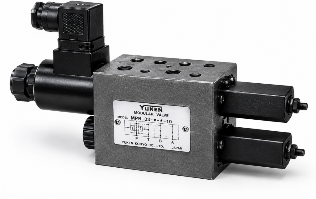 Yuken — 01 Series Two-Pressure Reducing Modular Valve (Sandwich Type)