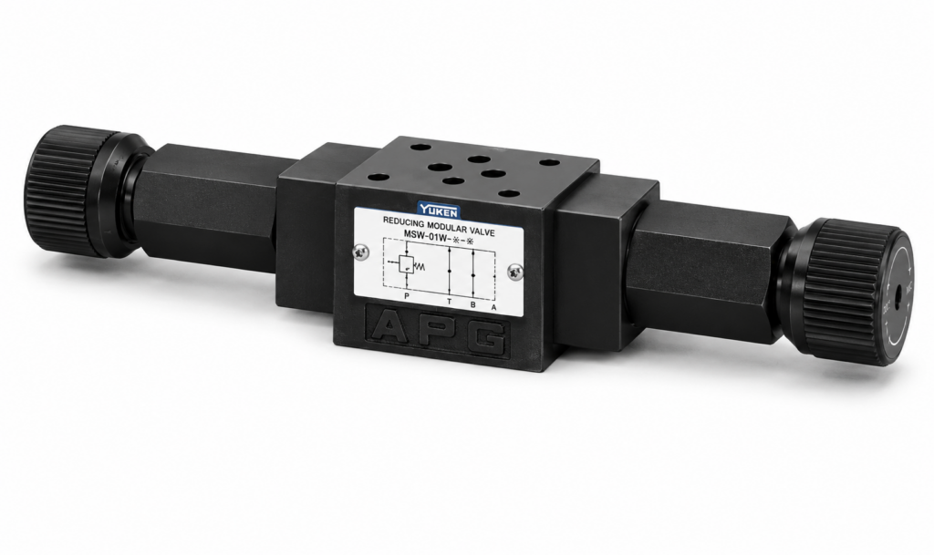 Yuken — 01 Series Pressure-Compensated Flow Control Modular Valve (Sandwich Type)