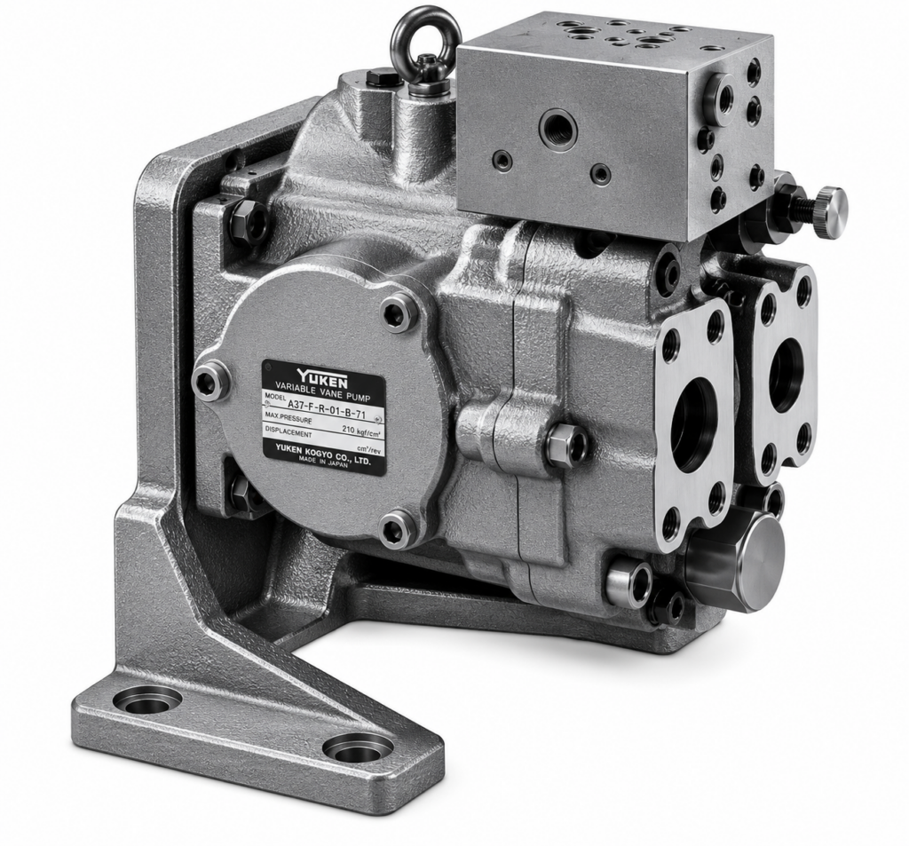 [Yuken] — A3H Series High Pressure Variable Displacement Piston Pump (Load Sensing, 16.3-180.7 cm3/rev)