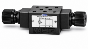 Yuken — 01 Series Temperature-Compensated Throttle & Check Modular Valve (Sandwich Type)