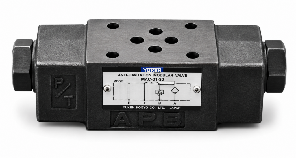 Yuken — 01 Series Anti-Cavitation Modular Valve (Sandwich Type)