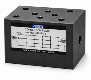 Yuken — 01 Series Modular End Plate (Blocking / Bypass)