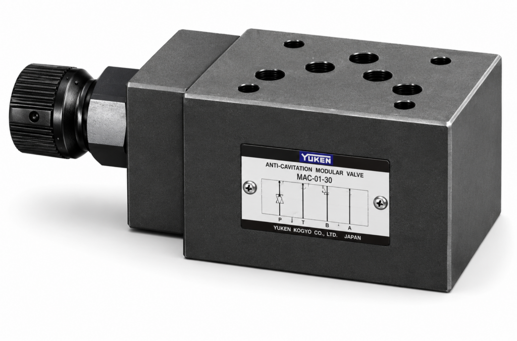 Yuken — 03 Series Check-Throttle Modular Valve (Sandwich Type)