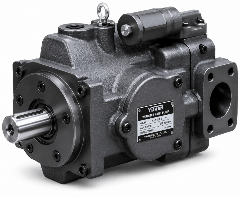 [Yuken] — A3HG Series High Pressure Variable Displacement Piston Pump (Pressure Compensator, 16.3-180.7 cm3/rev)