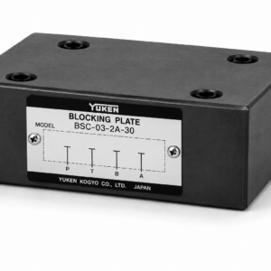 Yuken — 03 Series Modular End Plate (Blocking / Bypass)