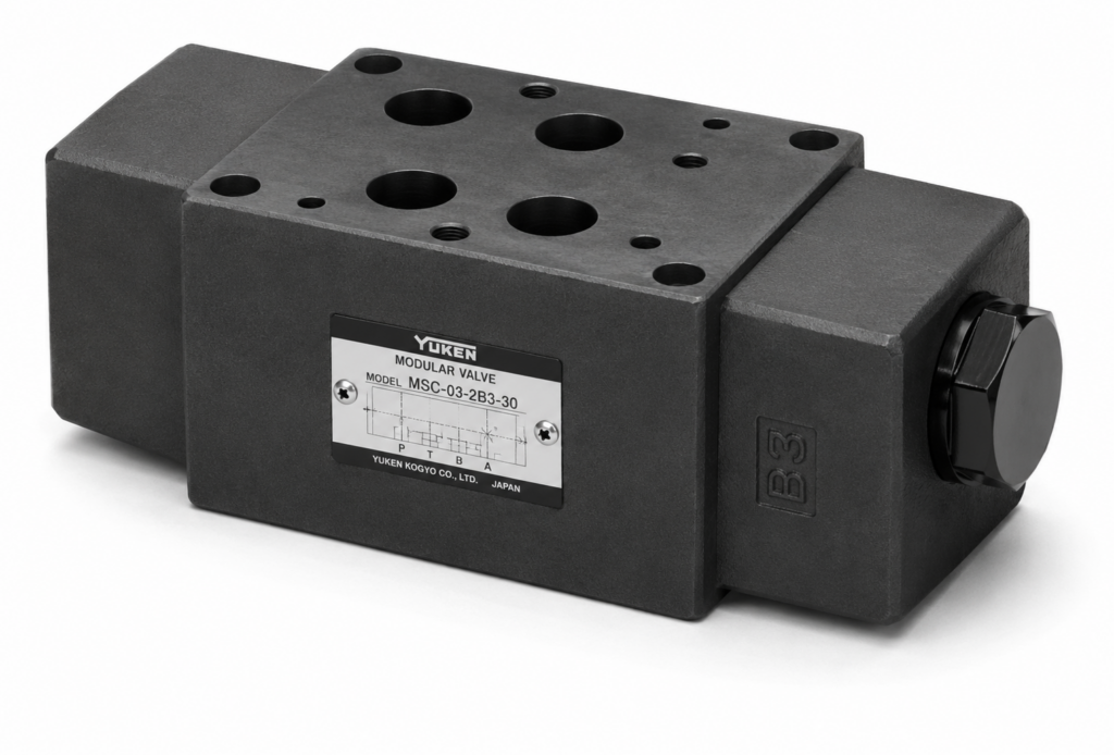 Yuken — 04 Series Pilot Operated Check Modular Valve (Sandwich Type)