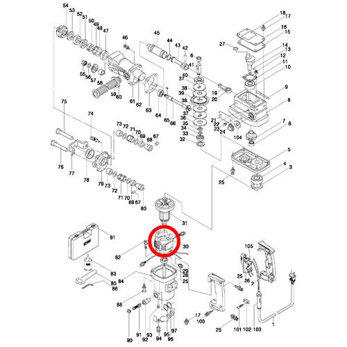 [KEYANG] — 3012261 Spare Parts Stator
