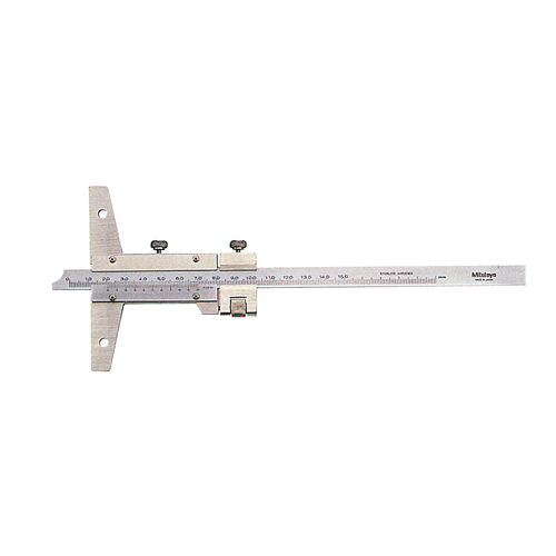 [Mitutoyo] — 527-101 Vernier Depth Gauge (Fine Adjustment)