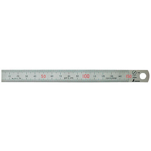 [Shinwa] — 13005 Steel Ruler (Matte)