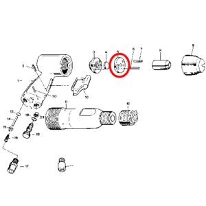 [SP VESSEL] — SP-1410K Parts Valve Case (Lower)