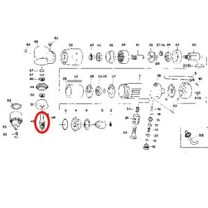 [SP VESSEL] — SP-1510AH Parts Spindle