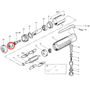 [SP VESSEL] — SP-1200 Parts Collet Nut