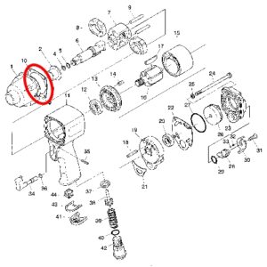 [SP VESSEL] — SP-7140 Parts Hammer Case Gasket