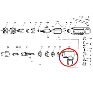 [SP VESSEL] — SP-1200AH Parts Angle Housing