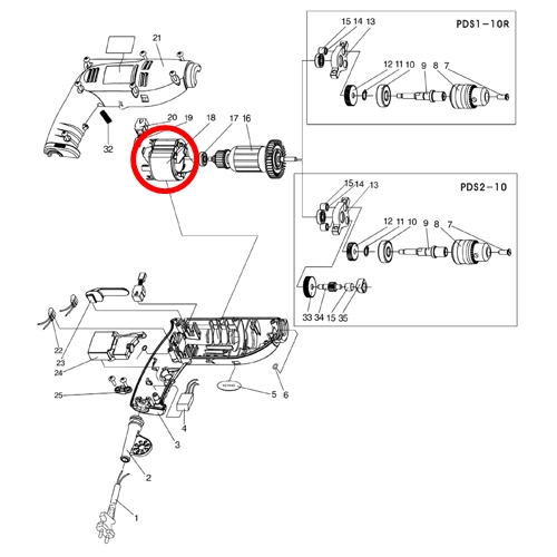 [KEYANG] — 3013225 Spare Parts Stator