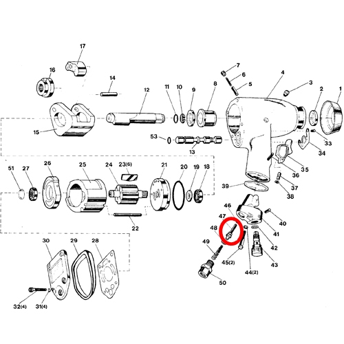 [SP VESSEL] — SP-1135B Parts Throttle Valve
