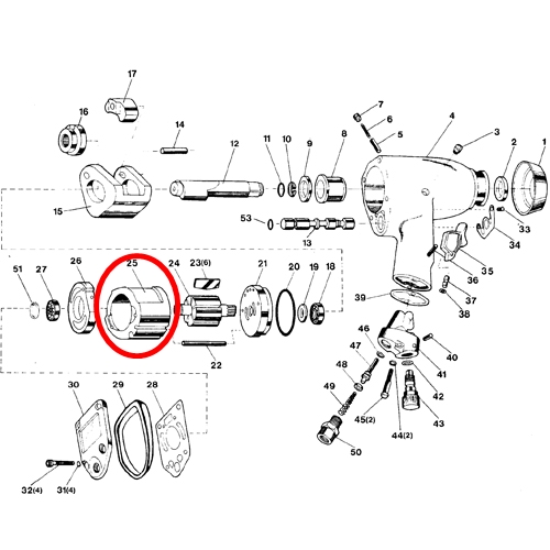 [SP VESSEL] — SP-1135B Parts Cylinder