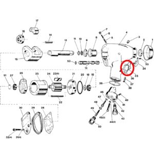 [SP VESSEL] — SP-1135B Parts Throttle Lever