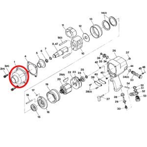 [SP VESSEL] — SP-1158 Parts Hammer Case Assembly
