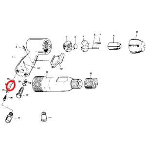 [SP VESSEL] — SP-1410K Parts Throttle Pin