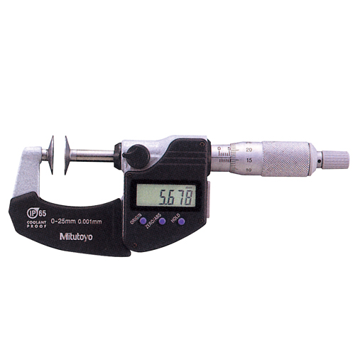 [Mitutoyo] — 323-250-30 Disk Micrometer (Digimatic)