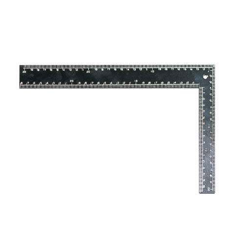 [BlueTec] — BD-SQ300B Steel Ruler Right Angle Square (Black Painted)