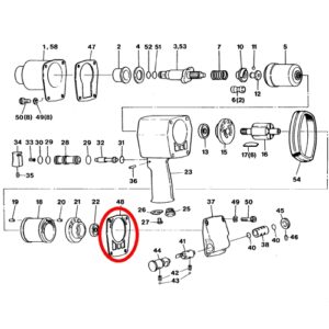 [SP VESSEL] — SP-1156TR Parts Rear Gasket