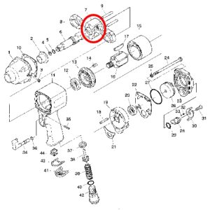 [SP VESSEL] — SP-7140 Parts Hammer Frame