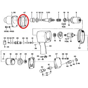 [SP VESSEL] — SP-1156TR Parts Hammer Case Gasket