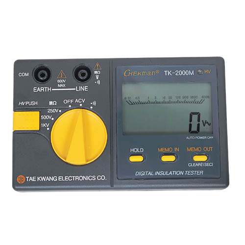 [Taekwang] — TK-2000M Insulation Resistance Meter (Digital)
