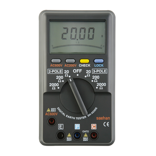 [Saehan] — SH-5030S Digital Ground Resistance Tester