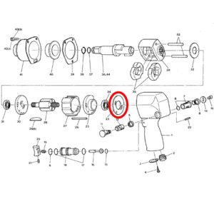 [SP VESSEL] — SP-1148F Parts Bottom Plate Gasket