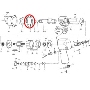 [SP VESSEL] — SP-1148F Parts Hammer Case Gasket