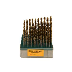 [YG-1] — D1GP123SET Drill HSS Coated Drill Set (Gold Pie)