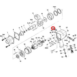 [SP VESSEL] — SP-1158 Parts Knob Screw