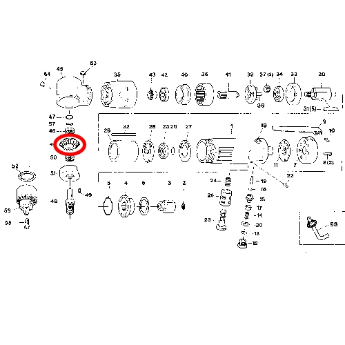 [SP VESSEL] — SP-1510AH Parts Gear