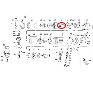 [SP VESSEL] — SP-1510AH Parts Gear Spindle